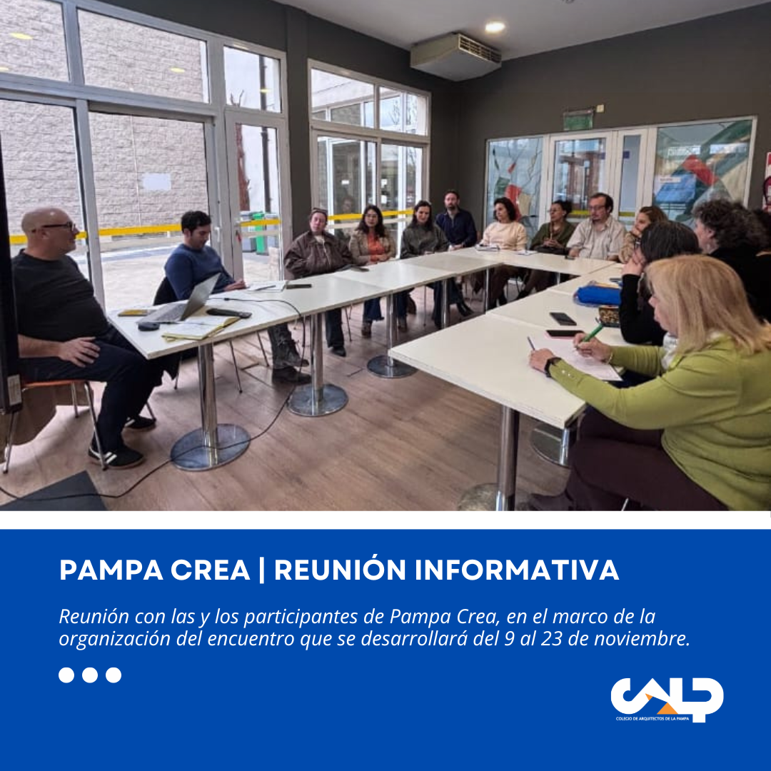 PAMPA CREA | REUNIÓN INFORMATIVA