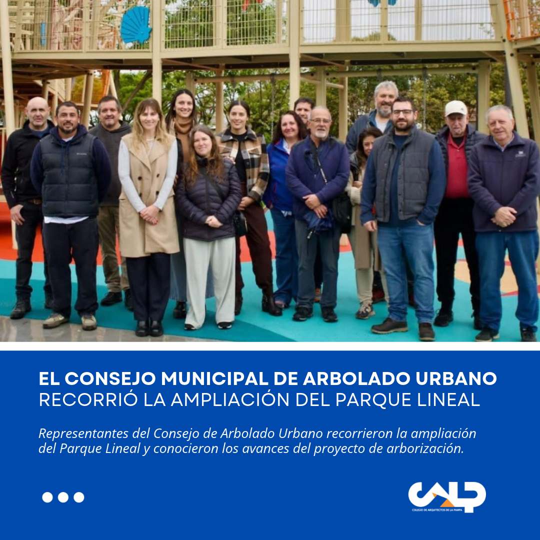 CONSEJO DE ARBOLADO RECORRIÓ EL PARQUE LINEAL