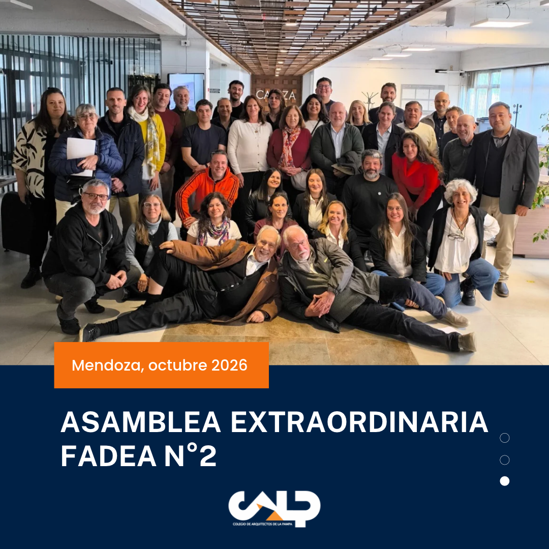 ASAMBLEA EXTRAORDINARIA FADEA N°2 - MENDOZA